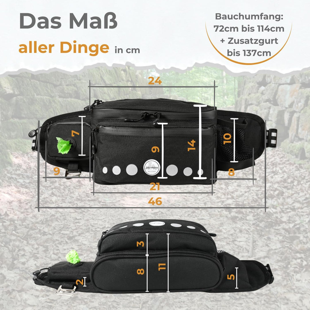 Leckerlitasche für Hunde - wasserdichte Hunde Leckerlitasche & Bauchtasche Hundetraining, Gassi Tasc