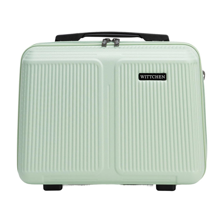 WITTCHEN Stripes Line Kosmetiktasche Kosmetiketui Reisekosmetiktasche Hartschalenkoffer ABS Bequemer