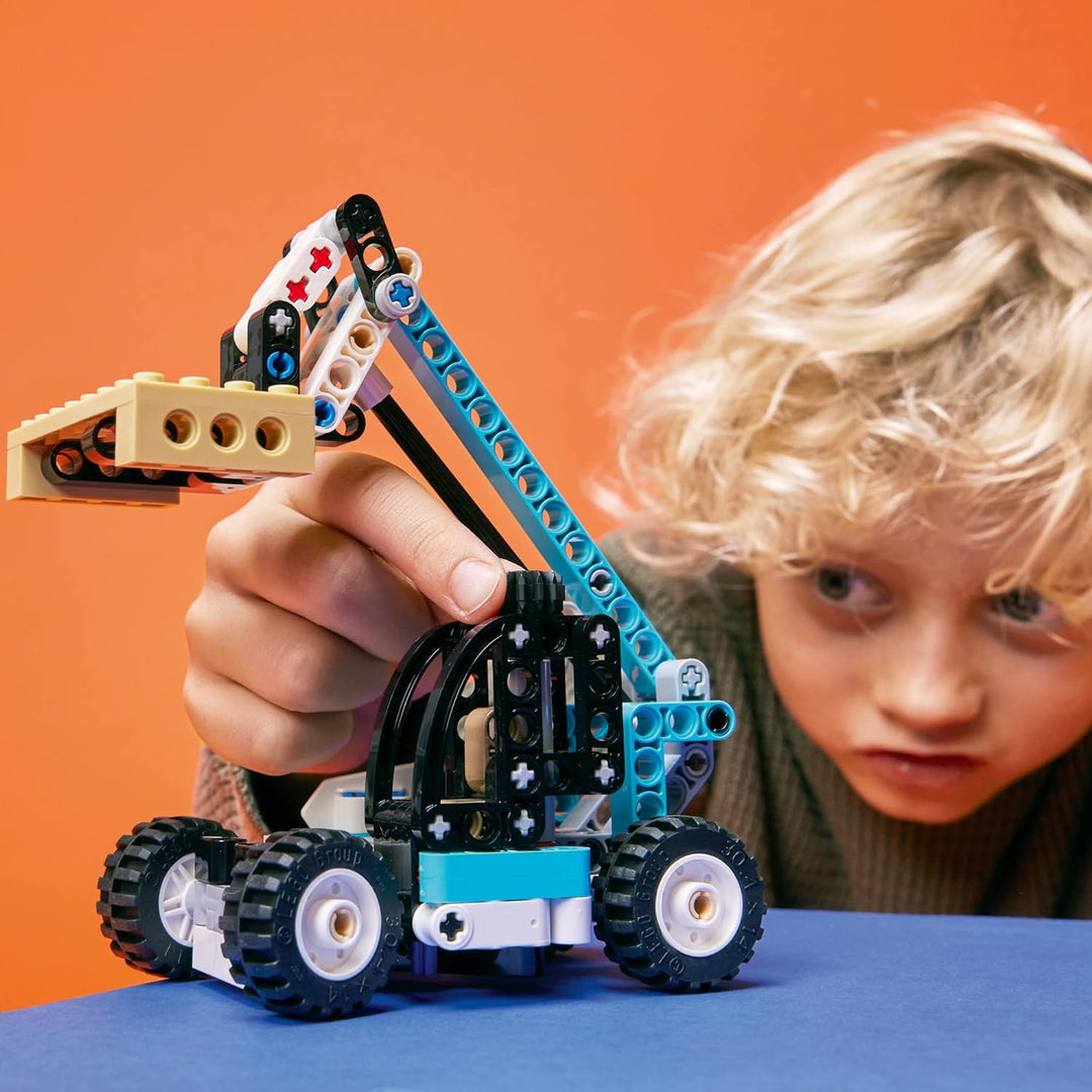 LEGO Technic Telehandler 42133 Model Building Kit; 2-in-1 Toy Designed for Kids Who Love Truck Toys;