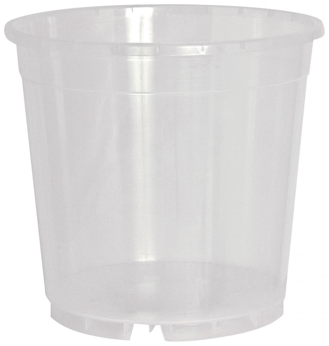 10er Set Orchideentopf transparent klar 19 cm Sparpaket