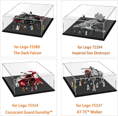 Acryl Vitrine Klar für Lego Actionfiguren Funko Pop Modell Skulptur Transparenter Plexiglas Display