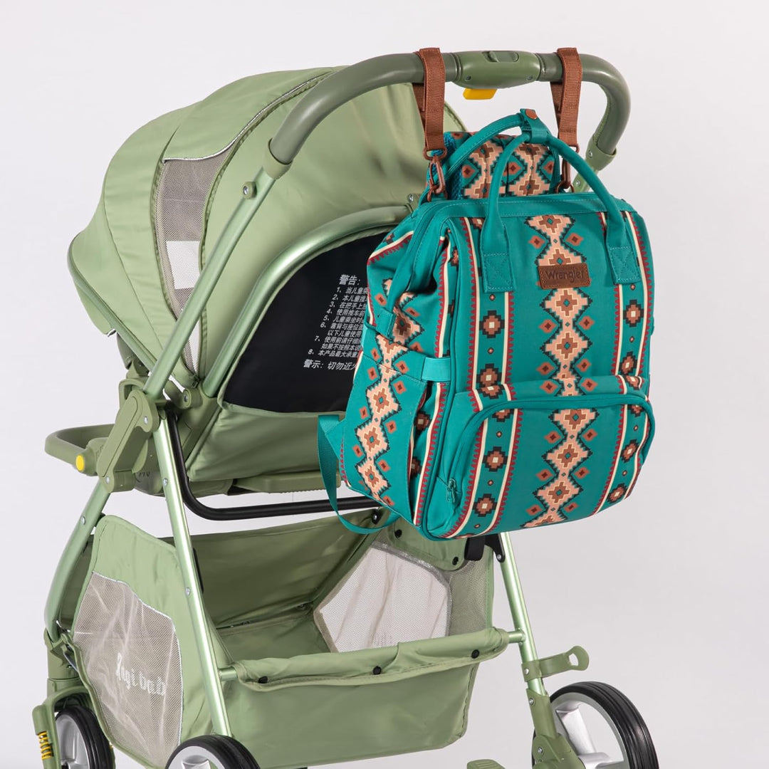 Montana West Wrangler Diaper Bag Backpack Western Baby bag Grün, Grün