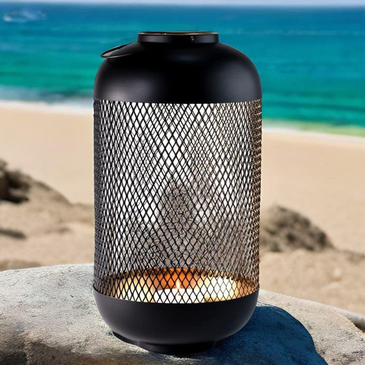 Marrakesch 2er Set Gartenwindlicht Windlicht Asbirg 47cm und 32 cm | Windlichter für Draussen Asbirg