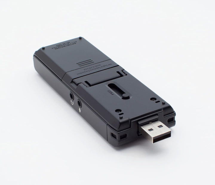 OM SYSTEM WS-883 hochwertiger digitaler Voice Rekorder mit integrierten Stereomikrofonen, Direkt-USB