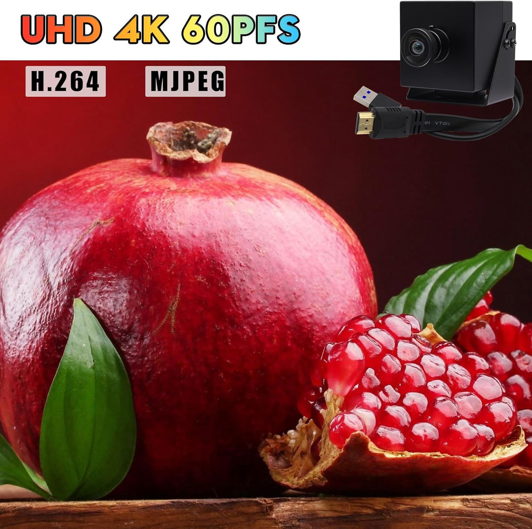 Svpro 4K HDMI USB3.0 Webcam 60FPS Weitwinkel 120 Grad USB Streaming Kamera 4K 60FPS H.264 Externe Co
