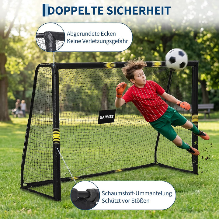 Fussballtore Für Garten Kinder Erwachsene Mit Rundum Polsterung &amp; Aufprallschutz - Fussballtor Wette