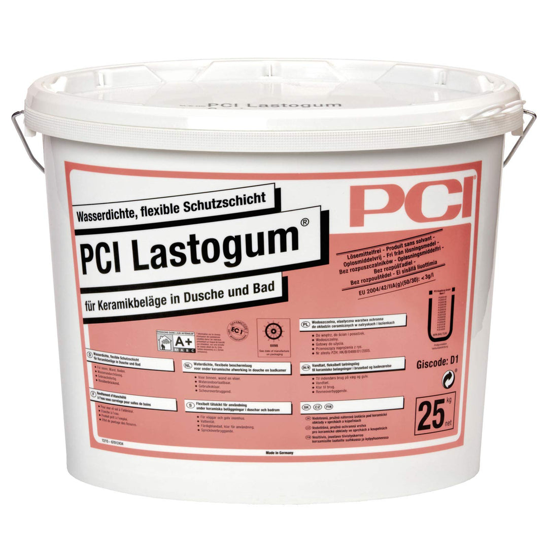 PCI Lastogum 25 kg weiss Flüssigfolie Duschabdichtung Bad Abdichtung Wasserdichte 1, 1