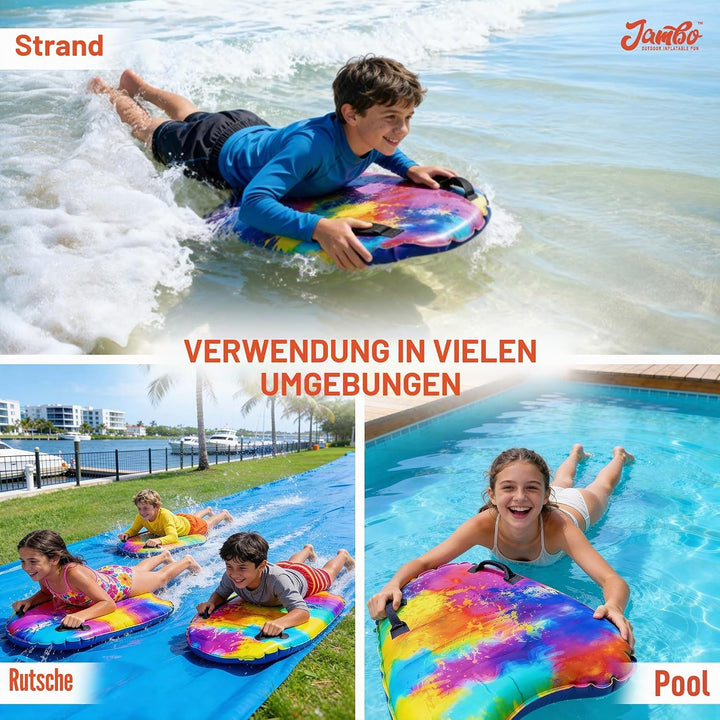 Jambo Premium aufblasbare Poolschwimmer, Poolspielzeug, Schwimmbretter für Pool, Strand oder Wasserr
