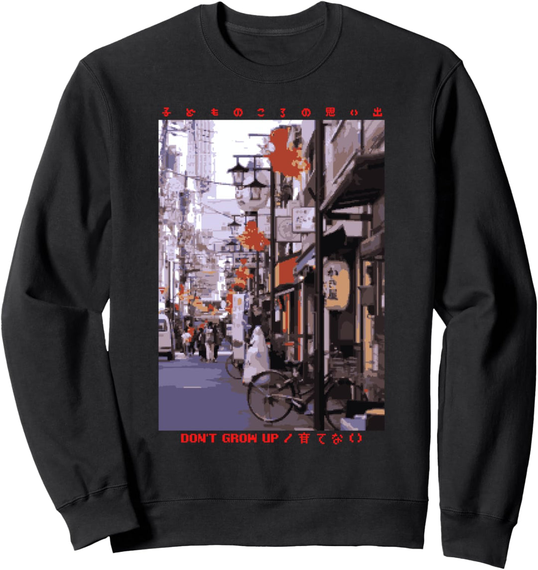 Japanese Cyberpunk Tokyo Streetwear Aesthetic Japan Sweatshirt