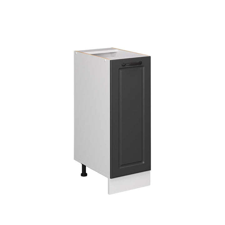 Vicco Apothekerschrank R-Line, Anthrazit Landhaus/Weiss, 30 cm ohne Arbeitsplatte Anthrazit Landhaus