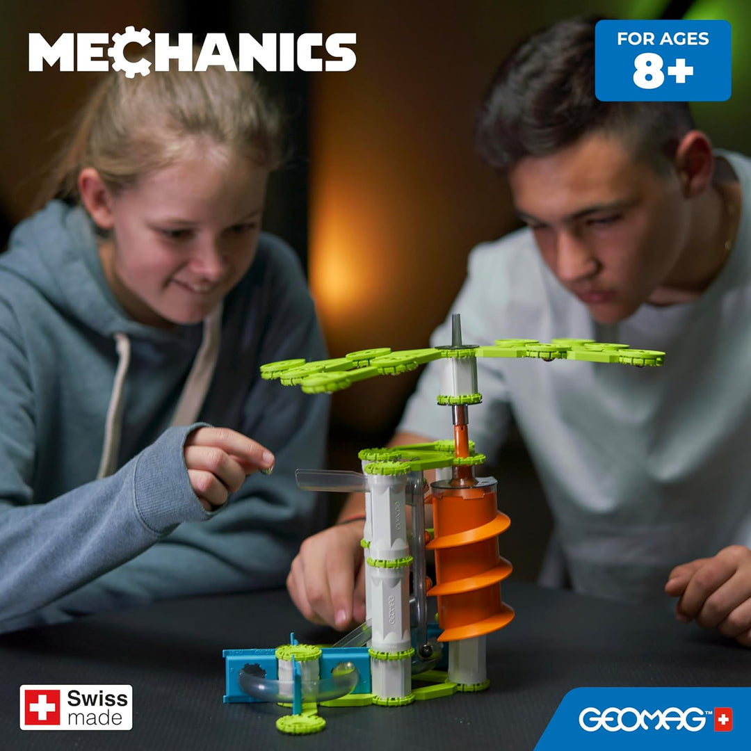 Geomag - Mechanics Gravity Vertical Motor - Lern- und Kreativspiel für Kinder - Magnetische Baustein