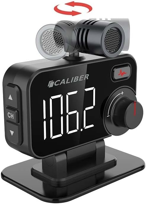 Caliber FM -Transmitter - 12V Zigarettenauto Ladegerät - Aux -Input - Auto Radio - PMT565BT - 2 USB