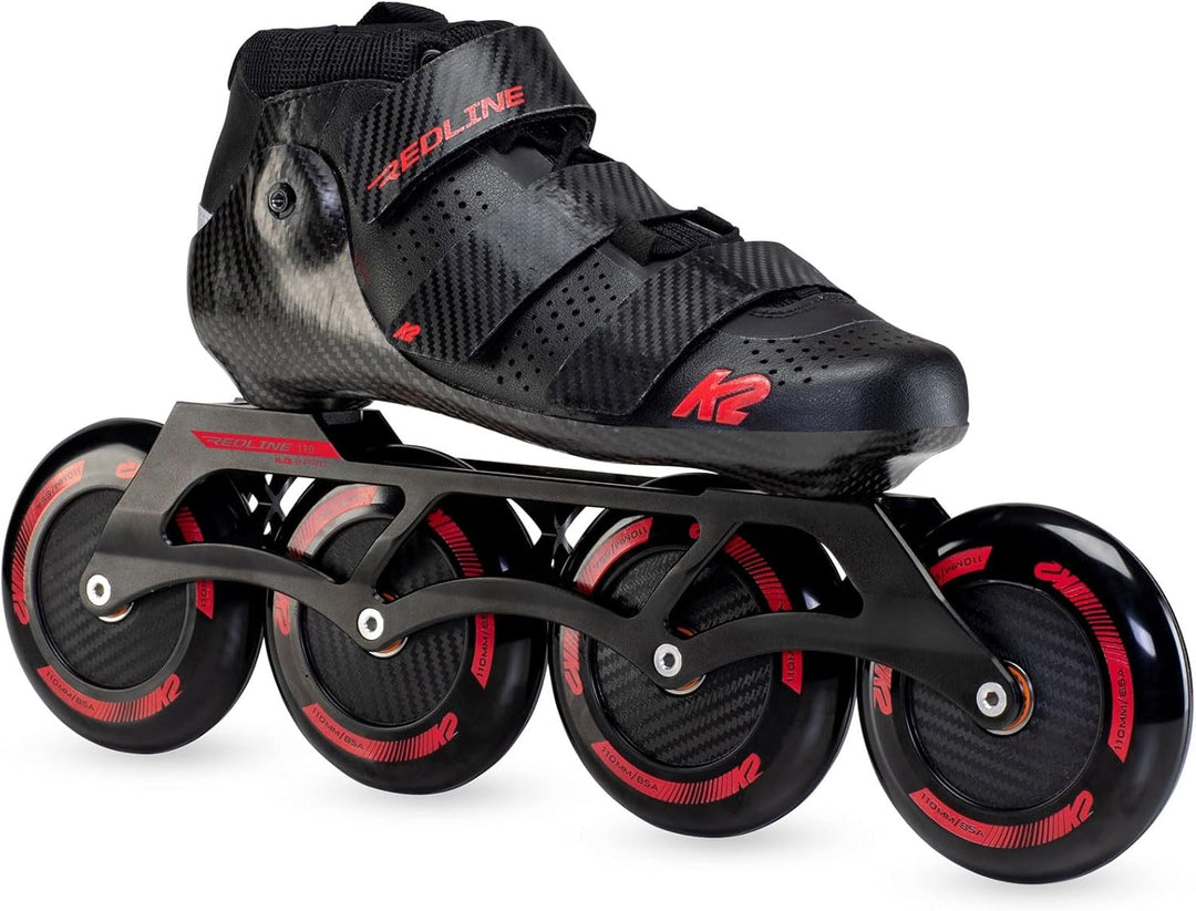 K2 Skates Unisex Inline Skates REDLINE 110, black - red, 30F0195 EU: 44.5 (UK: 10 / US: 11) black -