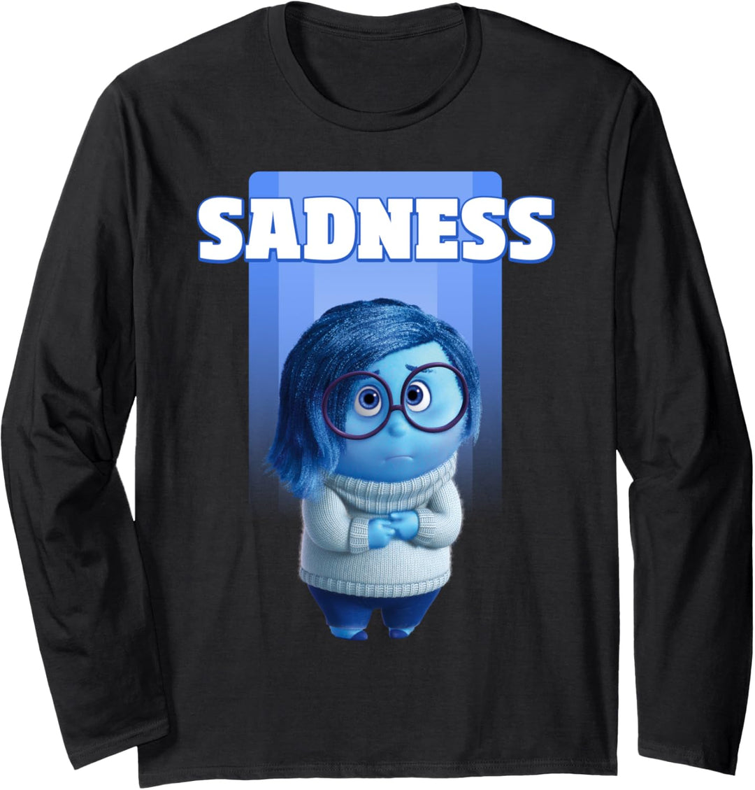 Disney Pixar Inside Out Sadness Langarmshirt