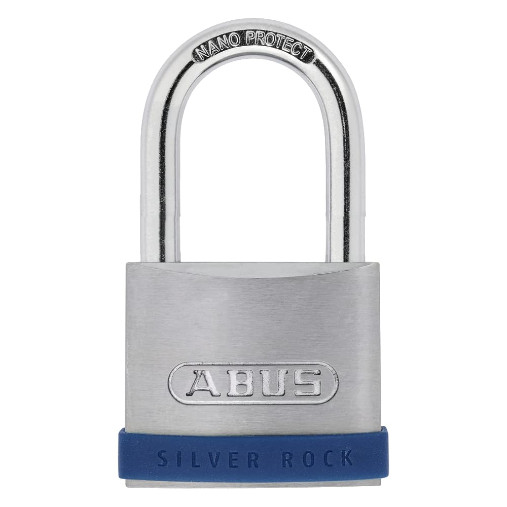 ABUS Vorhängeschloss Silver Rock 5/40HB63 gl.-6404 - gleichschliessend und mit hohem Bügel - aus mas