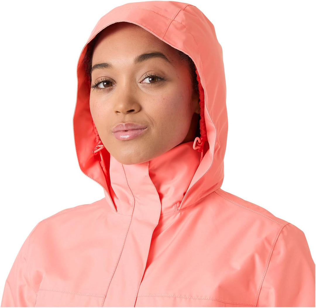 Helly Hansen Damen Aden Regenjacke L Coral Almond, L Coral Almond