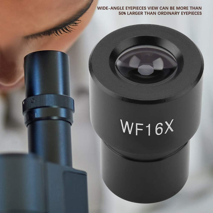 Mikroskop Okular WF16X 23,2mm für Stereomikroskop Labormikroskop Optische Linse Ersatz Brille