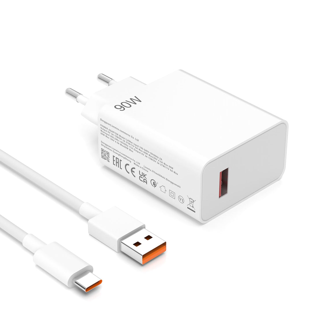 90W USB C Ladegerät Ladekabel für Xiaomi 17 Ultra 15TPro 15 14 15Ultra 15Pro 15S Pro 14 13 Ultra, 90