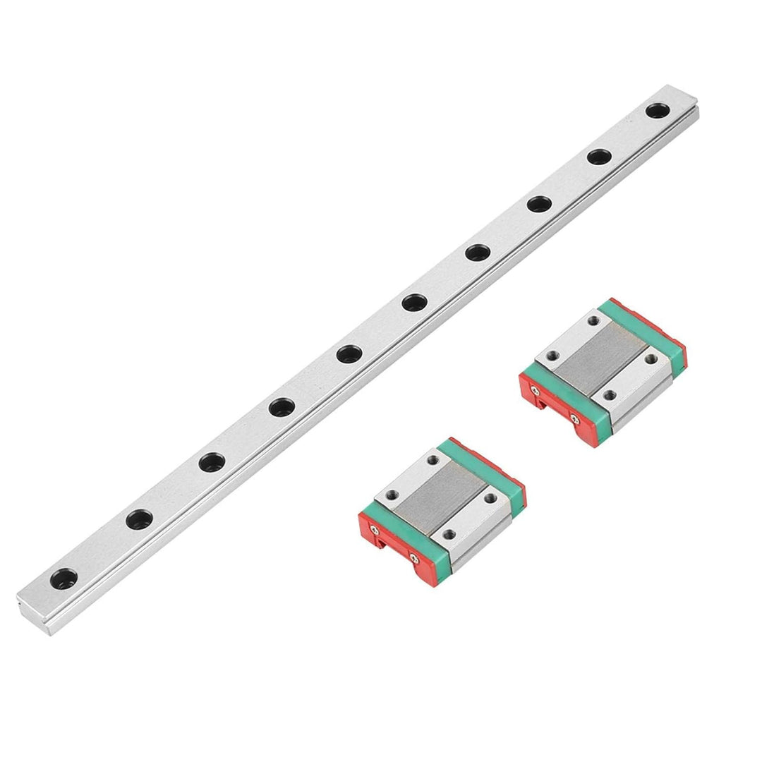 Linearführungsschiene 250 mm MGN12 Miniatur-Linearschienenführungsschiene 12 mm Breite + 2 Stück MGN