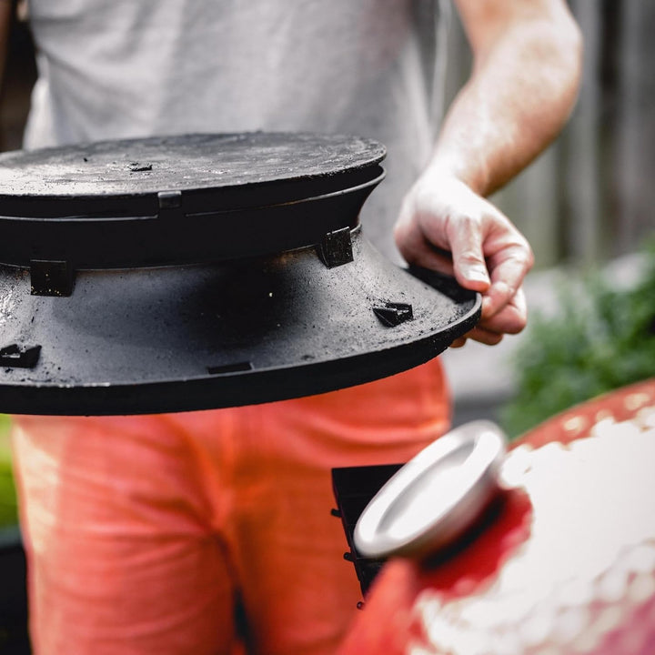 Kamado Joe® - SloRoller mit Kochgestellsystem Big Joe Schwarz Big Joe SloRoller, Big Joe SloRoller