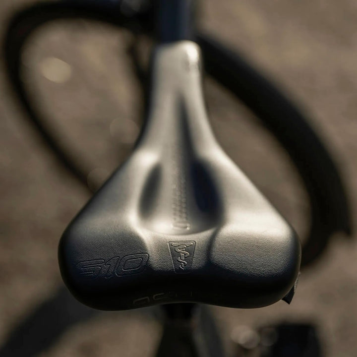 SQlab 610 Ergolux Active 2.1 MTB Tour &amp; Travel Bicycle Saddle 15 cm 15 cm Schwarz, 15 cm Schwarz