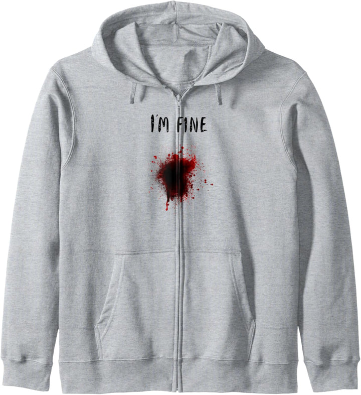 Funny Costume Halloween I'm Fine Kapuzenjacke