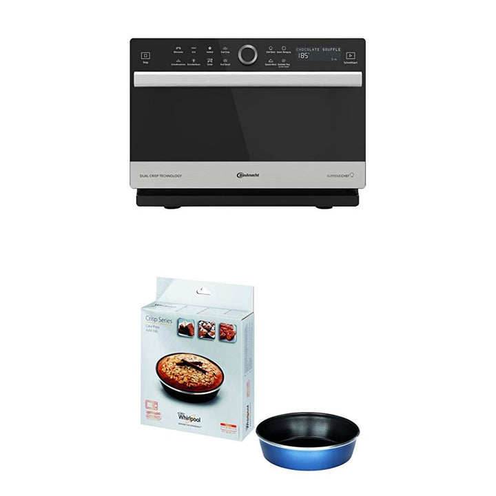 Bauknecht MW 3391 SX 5in1-Multifunktionsmikrowelle Supreme Chef / Inox + Mikrowellenzubehör/ Crisp-B