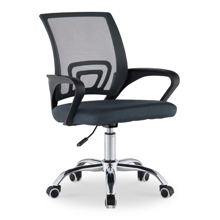 TUKAILAI Bürostuhl Ergonomisch, Schreibtischstuhl aus Netzstoff, Chefsessel mit Lendenwirbelstütze,