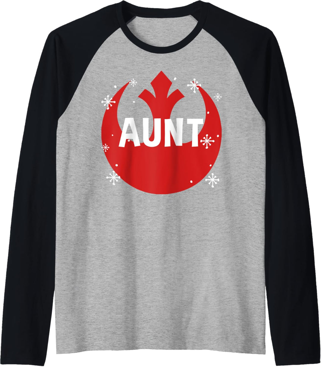 Star Wars Christmas Rebel Aunt Raglan