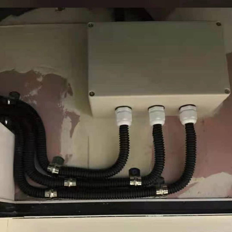 Abzweigdose Wasserdicht IP66, 155 x 90 x 60 mm, SRJQXH Durchgangsklemme 10-polig UK2.5B klemmen mit
