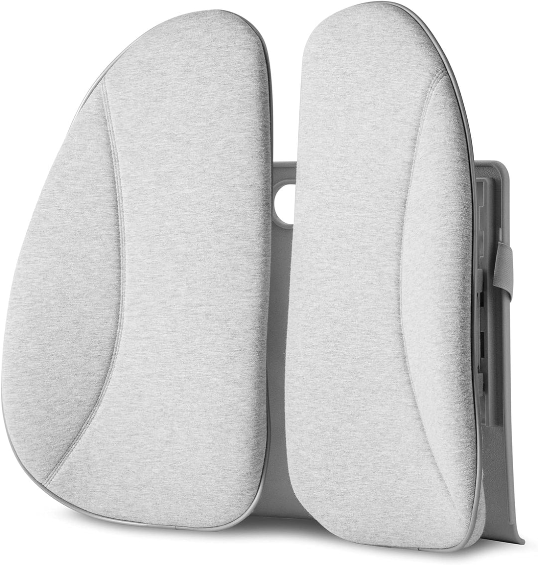 HoMedics Rückenstützkissen Lordosenstütze mit wohltuender Wärmefunktion für Bürostuhl, Auto - Ergono