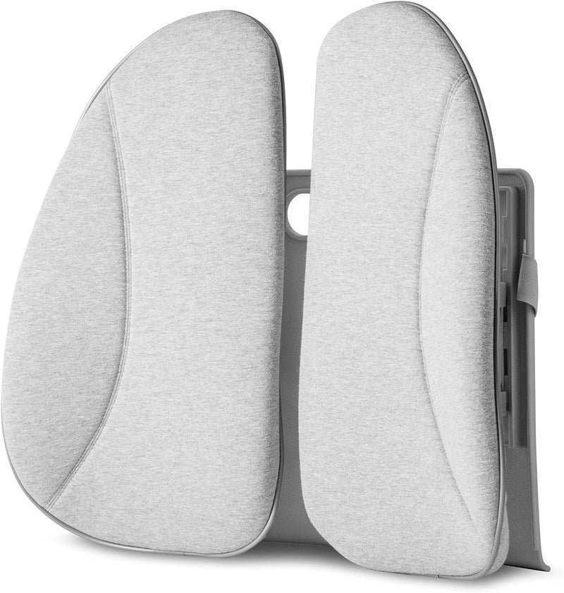 HoMedics Rückenstützkissen Lordosenstütze mit wohltuender Wärmefunktion für Bürostuhl, Auto - Ergono