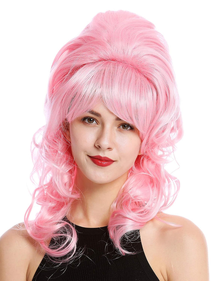 WIG ME UP - GFW2418-TF2317-F1 Perücke Damenperücke Barock 60er retro riesig Beehive Hochsteckfrisur