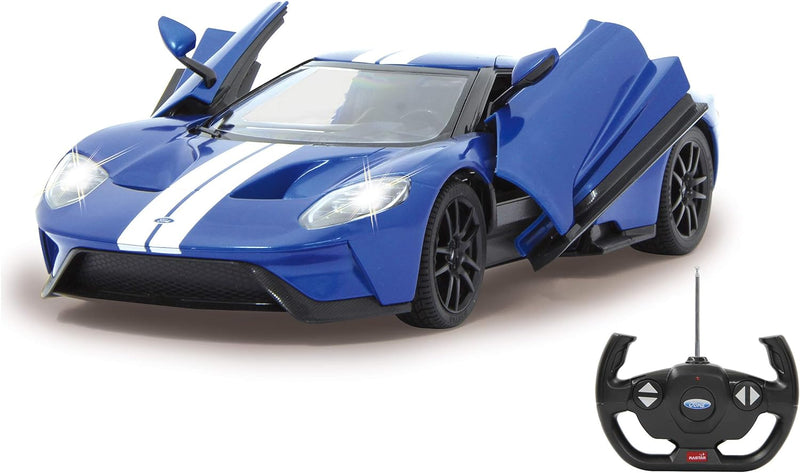 Ford GT 1:14 blau Tür manuell 2,4GHz - offiziell lizenziert, ca 1 Std fahren, 11 Kmh, perfekt nachge