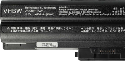 vhbw Akku Ersatz für Sony VGP-BPS13A/S, VGP-BPS13B/B, VGP-BPS13B/Q, VGP-BPS21, VGP-BPS21A für Notebo