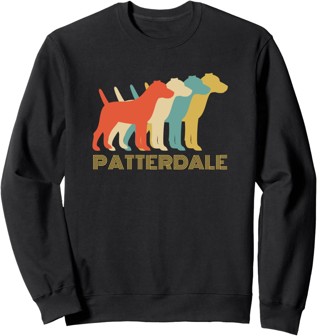 Patterdale Terrier Dog Breed Vintage Look Sweatshirt
