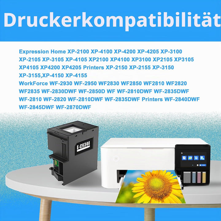 LCL C9344 C12C934461 Wartungsbox 2 Schwarz Ersatz für epson Expression Home XP-2100 XP-4100 XP-3100