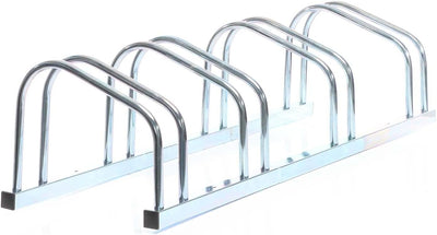 Toboli Fahrradständer für 4 Fahrräder 105x32x26cm aus verzinktem Stahl für drinnen und draussen geei