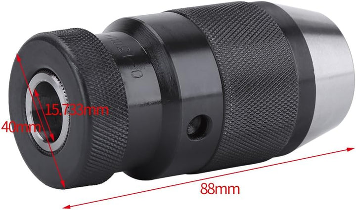 Fdit 0-13mm Heavy Duty Schnellspannbohrfutter 1/2 "Quick Change Schnellspannbohrfutter Werkzeug für