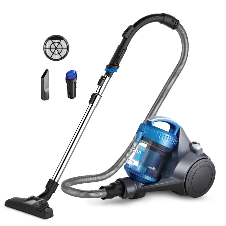 EUREKA Tasche, Leichter Staubsauger für Teppiche und Hartböden, mit Filter, Blau