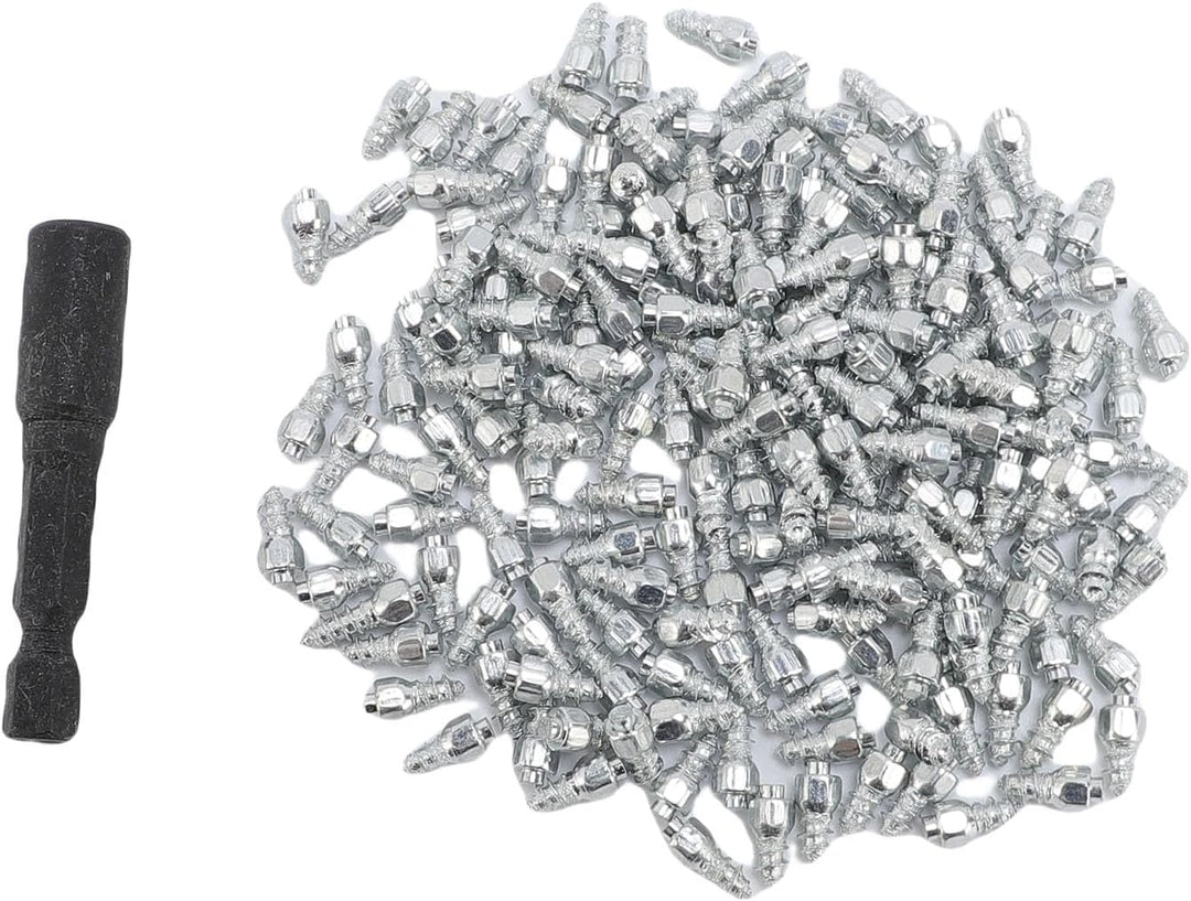 Robustes Spike-Set für Winterreifen für Off-Road-Roller – 100 Stück 4 X 9 Mm Anti-Rutsch-Rad-Reifen-