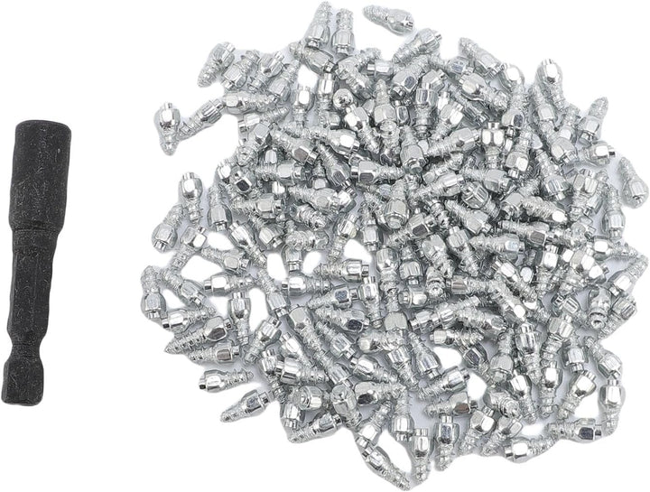Robustes Spike-Set für Winterreifen für Off-Road-Roller – 100 Stück 4 X 9 Mm Anti-Rutsch-Rad-Reifen-