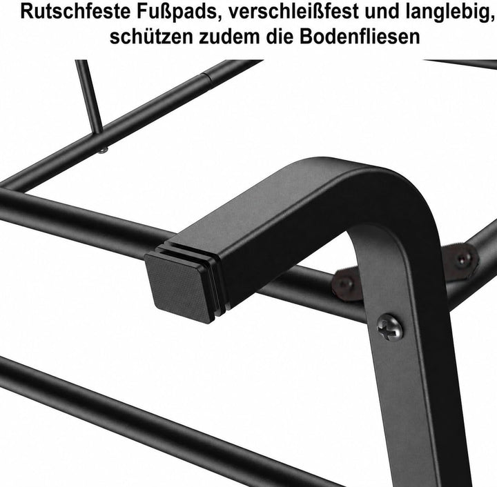 kleiderständer, Doppel-Kleiderstange, Stabiler Metall-Kleiderständer für Kleider, Pullover und Mänte
