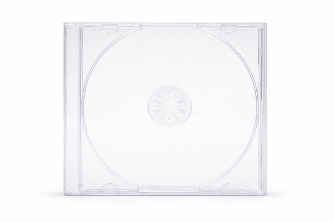 Transparente CD-/DVD-Hüllen (10,4 mm) für jeweils 1 CD/DVD (10er-Packung) von Dragon Trading®