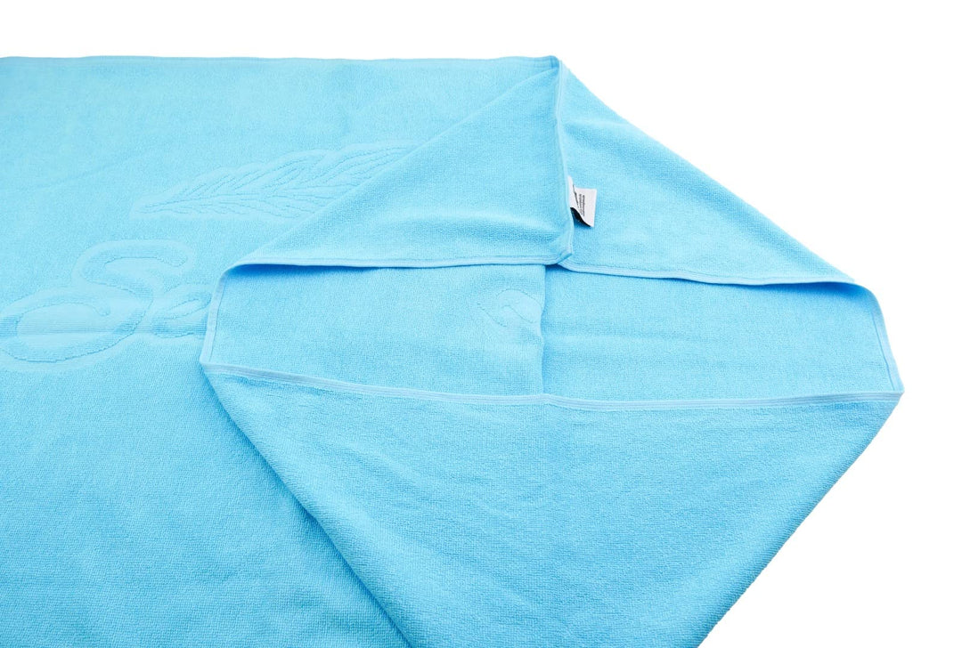 Sensepura Wedeltuch für Sauna | Frottee in türkis 90 x 65 cm für effektvolle Wedeltechniken, Saunazu