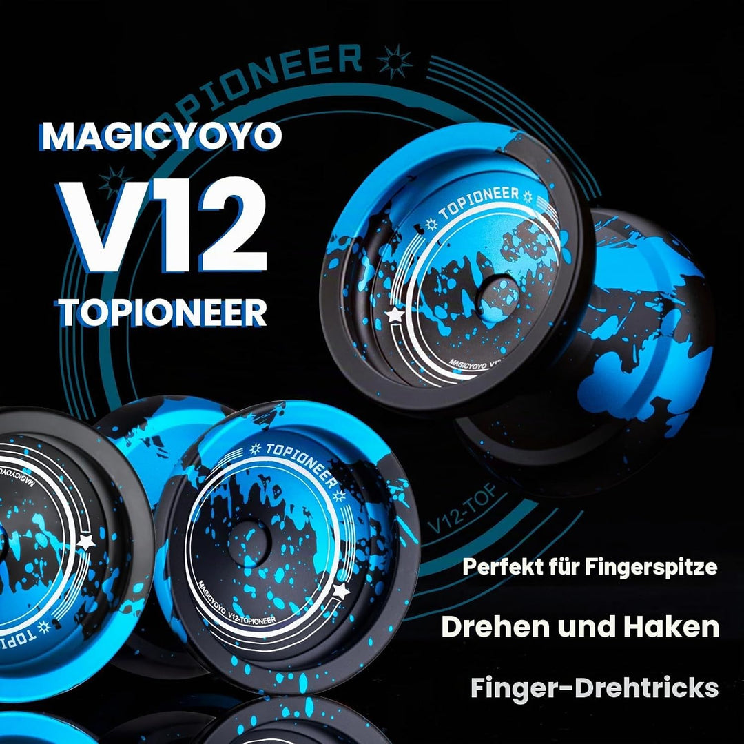 MAGICYOYO JoJo V12 Reaktionsfähiges JoJo für Kinder von 8-12 Jahren oder mehr, Finger Spin Yoyo Tric