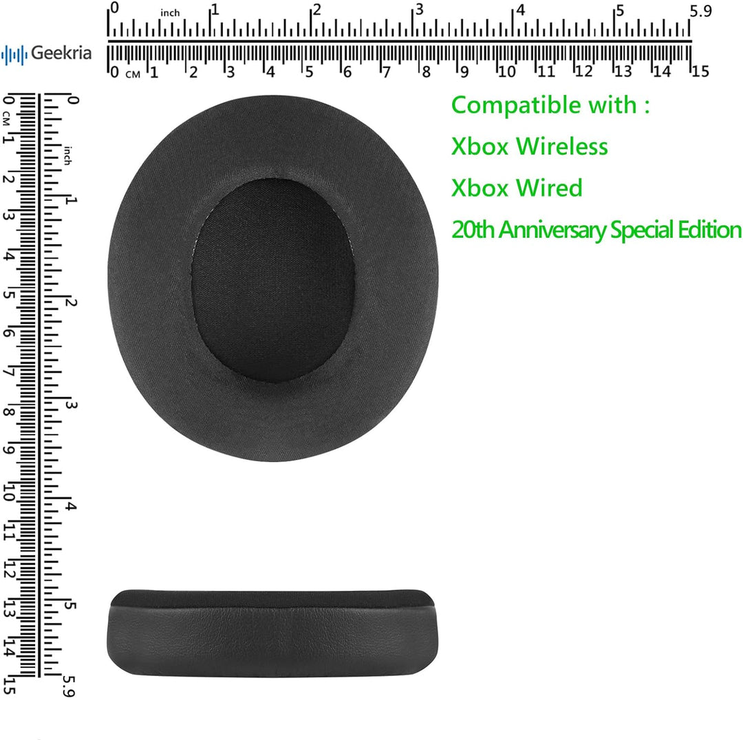 Geekria Ersatz-Ohrpolster für Microsoft Xbox, kabellos, Xbox-Stereo-Headset, 20. Jahrestag, Special