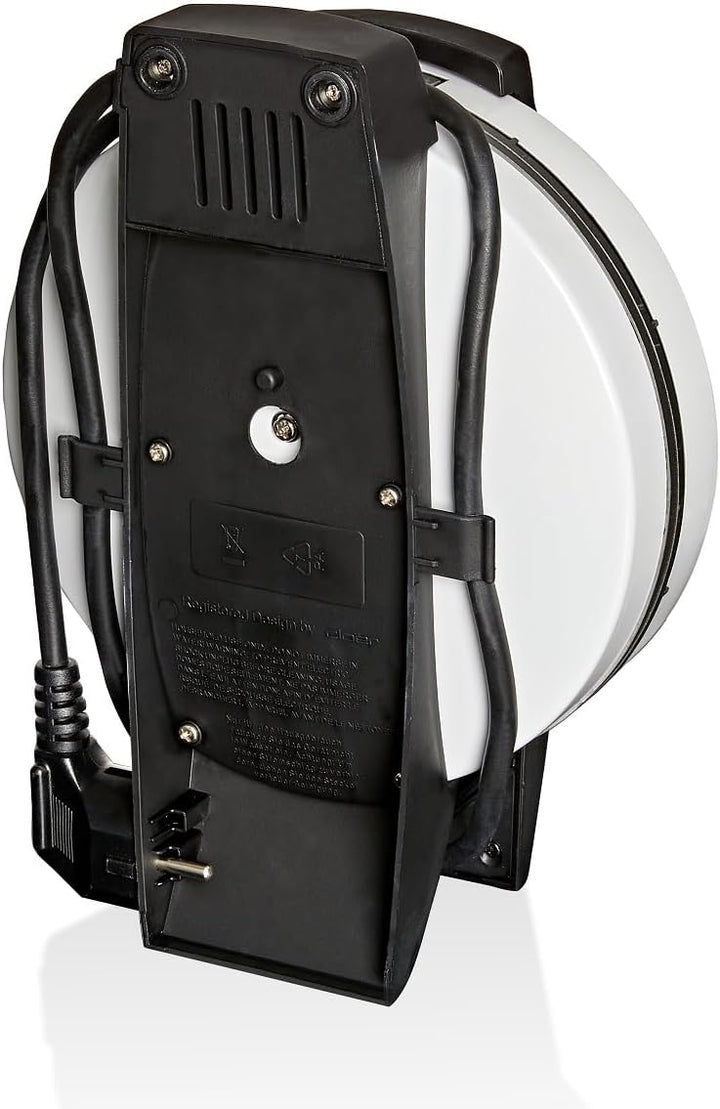 Cloer 6121 Donut Maker für 6 Mini-Donuts oder Bagels, Antihaftbeschichtung, rote Kontrollleuchte, pl