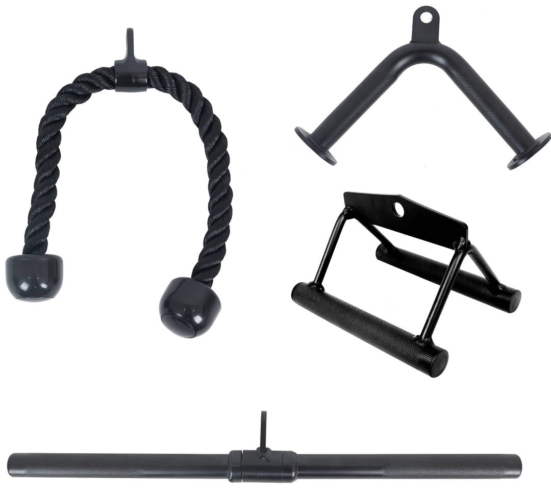 BalanceFrom Trizeps Press Down Kabelbefestigung LAT Pulldown Aufsatz Gewicht Maschine Zubehör V Grif