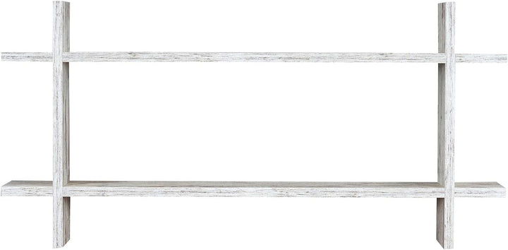 levandeo Regal BxH 98x48cm Holz Steckregal Shabby Chic Wandregal Bücherregal Ablage Vintage Deko Hol
